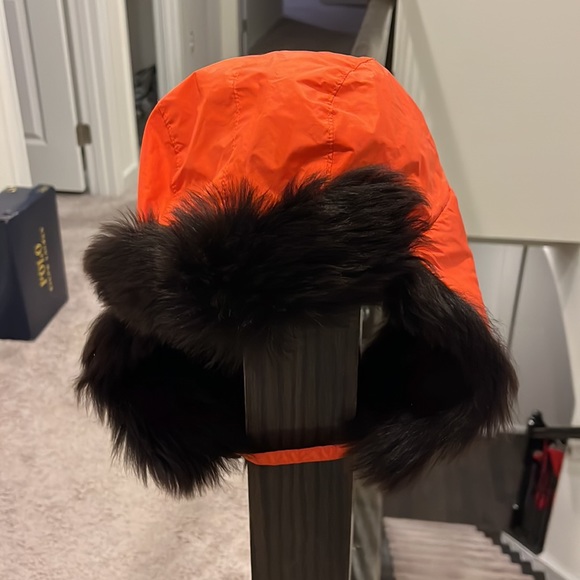 Polo Ralph Lauren Trapper Skit Winter hat Lambs Fur Italy Men’s Large/XL vintage - Picture 6 of 13